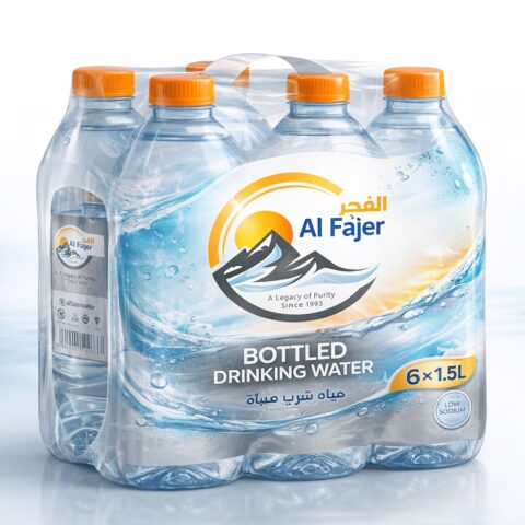 1.5 Litre Bottled Water – Shrink Pack (6 Bottles)